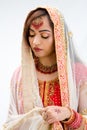 Elegant Bengali bride Royalty Free Stock Photo
