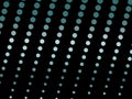 Elegant black background with shining, glowing circles, dots. Neon, led abstract pattern of lights and bokeh Royalty Free Stock Photo