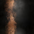 Elegant black and copper gradient background with warm soft lighting effects. Generative AI Royalty Free Stock Photo