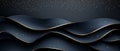 Elegant black and gold abstract waves with subtle sparkles in a sophisticated digital design, capturing flowing textures and lu