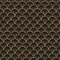 Elegant Black and Gold Intricate Wallpaper