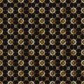 Elegant Black and Gold Intricate Wallpaper