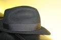 Elegant black hat Royalty Free Stock Photo