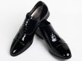 Elegant black shoes Royalty Free Stock Photo