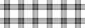 Elegant black and white plaid pattern. Versatile design ideal for textiles, website backgrounds, or print projects. Clean lines Royalty Free Stock Photo