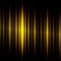 Elegant Black Yellow Lines Background. Beautiful Abstract Design. Creative Modern Technology Illustration. Dark Glowing Texture.