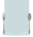 Elegant blank menu