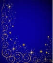 Elegant blue background,