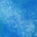 Elegant blue background with vintage grunge texture. Old blue paper. Light and dark blue website background or banner color Royalty Free Stock Photo