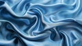 Elegant blue satin fabric texture Royalty Free Stock Photo