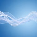 Elegant Blue Wavy Abstract Background Royalty Free Stock Photo