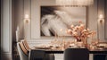 elegant blurred interior decoration Royalty Free Stock Photo