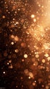 Elegant bokeh effect abstract background for festive new year s eve celebrations