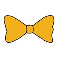 Elegant bowtie ribbon icon