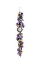 Elegant bracelet from flowers and watches.