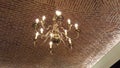 Elegant brass chandelier