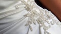 Elegant bridal dress Royalty Free Stock Photo