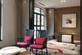 Elegant and bright sitting room Royalty Free Stock Photo