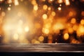 Elegant broadway stage with blurred bokeh, sparkling chandeliers, and vibrant excitement.