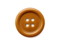 Elegant Brown Button: Versatile Design in Isolation Royalty Free Stock Photo