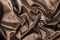 Elegant brown satin Royalty Free Stock Photo