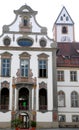 Elegant building in the center of Fussen in Bavaria (Germany)