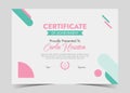 elegant business certificates  multipurpose certificate  achievement template Royalty Free Stock Photo