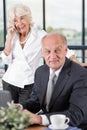 Elegant business couple Royalty Free Stock Photo