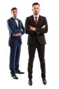 Elegant business men wearing expensive suits Royalty Free Stock Photo