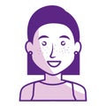 elegant businesswoman avatar character