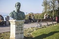 Elegant Bust Statue in Sirmione, Italy