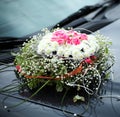 The elegant car for a wedding celebration Royalty Free Stock Photo