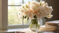 Elegant Carnation And Lily Arrangement For A Serene Living Space