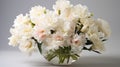 Elegant Carnation And Lily Arrangement For Serene Living Space