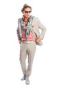 Elegant but casual fashion suit Royalty Free Stock Photo