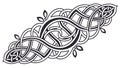Elegant Celtic Knotwork Pattern for Traditional and Modern Designs, vector design Generative AI Royalty Free Stock Photo