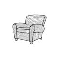 elegant chair luxury creative design template, furniture company logo. creative modern vector design.wood furniture logo
