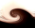 Elegant chocolate design Royalty Free Stock Photo