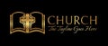 Elegant Christian Church Logo Design