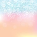 Elegant Christmas background with snowflakes Royalty Free Stock Photo