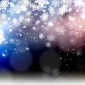 Elegant christmas background snowflakes illustration Royalty Free Stock Photo