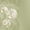 Elegant Christmas balls on abstract . EPS 8 Royalty Free Stock Photo