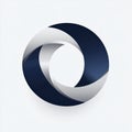Elegant Circular Design with Curved Shapes and Smooth Transitions Royalty Free Stock Photo