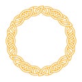 Celtic and nordic knotwork frame design for decoration Royalty Free Stock Photo