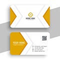 elegant and clean business visiting card template design