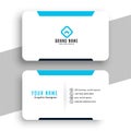 elegant and clean corporate biz card layout design