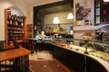 Elegant coffee bar in Rome