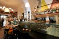 Elegant coffee bar in Rome