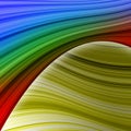 Elegant colorful swath abstract