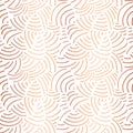 Elegant copper foil abstract pattern Curved lines Royalty Free Stock Photo